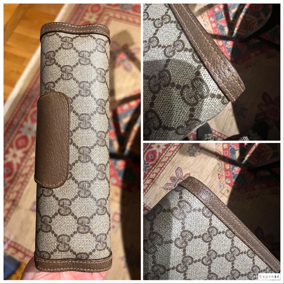 Authentic Gucci Ophidia Supreme Clutch 3 way Beautiful Rare size 9” 🤩🤩🤩 - Picture 6 of 11
